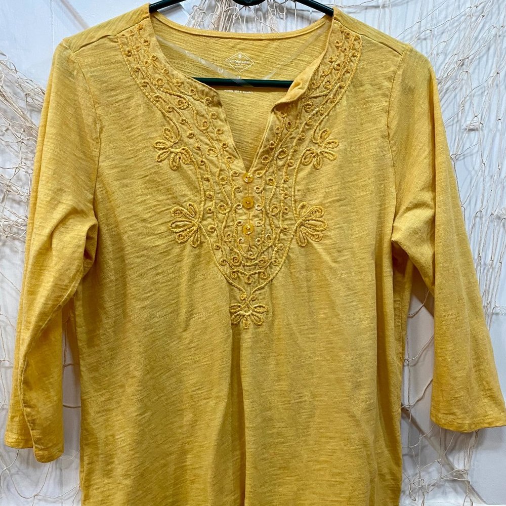 Mustard colored top